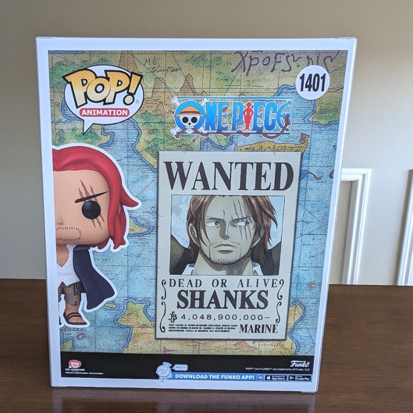 Funko Pop Shanks Wanted Poster One Piece C2E2 Expo Limited Edition - Picture 2 of 7